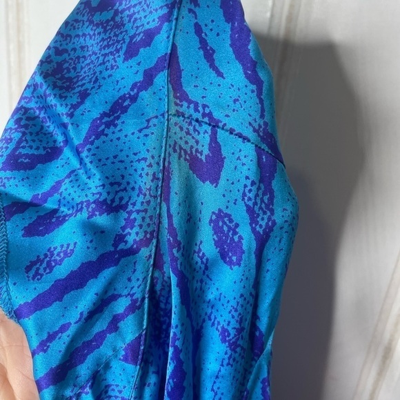 French Connection Silk Snake Print Halter Dress 436 - Picture 3 of 10